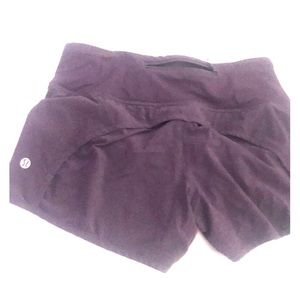 dark purple lulu lemon shorts